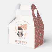 Cute Elegant Rust Boho Princess on Clouds Birthday Bedankdoosjes (Voorkant Zijde)