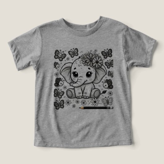 Cute Elephant (Design voorkant)