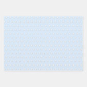 Cute Elephant | 1e verjaardag Boy Blue op maat Inpakpapier Vel (Voorkant 2)