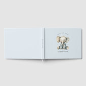 Cute Elephant Baby shower Gastenboek (Volledig)