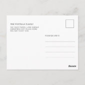 Cute Elephant Baby shower Invitation Briefkaart (Achterkant)