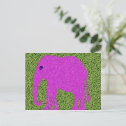 Cute Elephant Briefkaart (Staand voorkant)