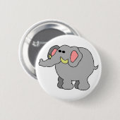 Cute Elephant Button (Voorkant /achterkant)