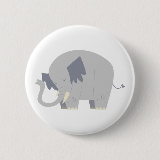 Cute Elephant Button (Voorkant)