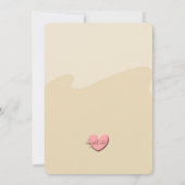 Cute Elephant Couple Baby shower Invitation (Dos)