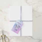 Cute Elephant Gift Label Cadeaulabel (Met Touw)