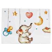 Cute Elephant Groot Cadeauzakje (Achterkant)