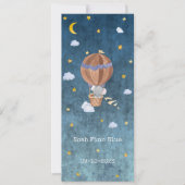 Cute Elephant in Magical Night With Moon And Stars (Voorkant)