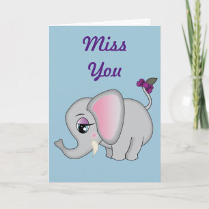 Cute Elephant Kaart