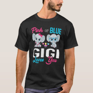 Cute Elephant Keeper, sekse Gigi houdt van jou T-shirt