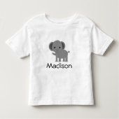 Cute Elephant Kinder Shirts (Voorkant)
