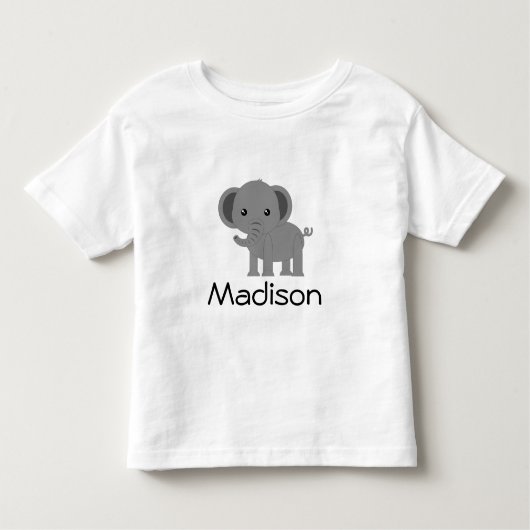 Cute Elephant Kinder Shirts (Voorkant)