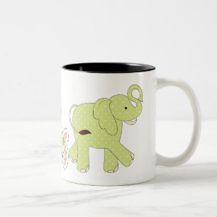 Cute Elephant Mok