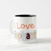 Cute Elephant Mug (Devant gauche)