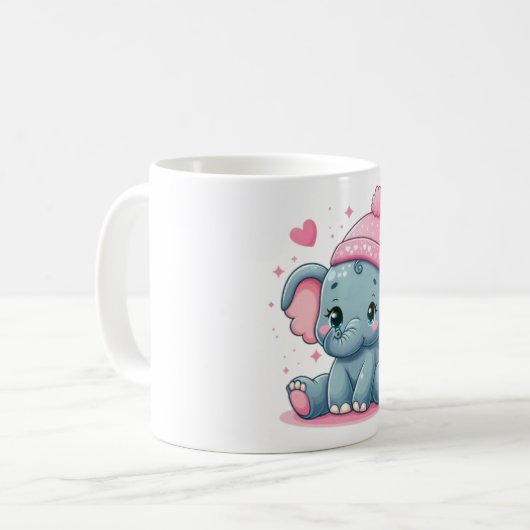 Cute Elephant Mug (Devant gauche)