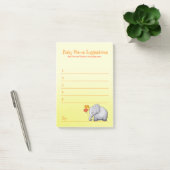Cute Elephant Neutral Baby shower Suggest-naam Post-it® Notes (Kantoor)