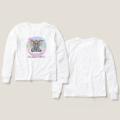 Cute Elephant on Cloud - I'm Ele-Fun-t Pun (Motif Recto et Verso)