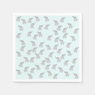 Cute Elephant Paper Napkins Servet