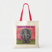 Cute Elephant Personalized Book Bag Tote Bag (Voorkant)