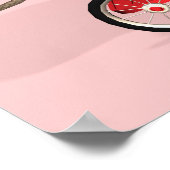 Cute Elephant Riding a Tricycle Poster (Hoek)