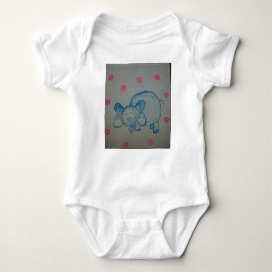 Cute Elephant Romper (Voorkant)