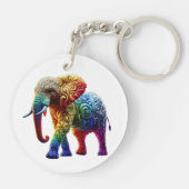 Cute Elephant Sleutelhanger (Achterkant)