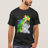 Cute Elephant St Patricks Day Blijf Lucky Shamrock T-shirt (Voorkant)