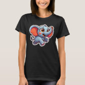 Cute Elephant T-shirt (Voorkant)