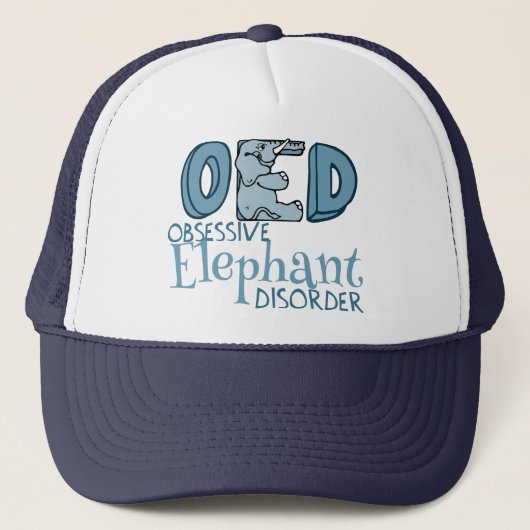 Cute Elephant Trucker Pet (Voorkant)