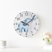 Cute Elephant Wall Clock Grote Klok (Huis)