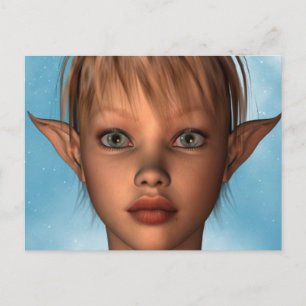 Cute Elf Briefkaart