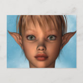 Cute Elf Briefkaart (Voorkant)