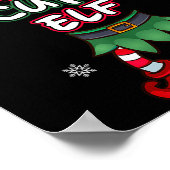 Cute Elf Christmas Pajamas Pjs Matching Family Gro Poster (Hoek)