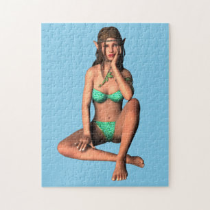 CUTE ELF GIRL PUZZLE LEGPUZZEL