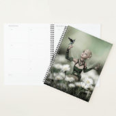 Cute Elf met Hummingbird en Butterflies Planner (Display)