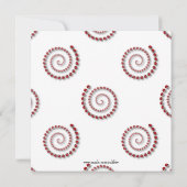 Cute Elf Stocking Ugly Sweater Party Invite Kaart (Achterkant)