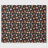 Cute Elves Pattern Cadeaupapier (Vlak)