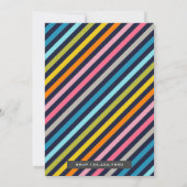 Cute Emoji Birthday Party Kaart (Achterkant)