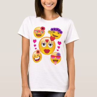 Cute Emoji Faces voor kinderen en volwassenen T-shirt