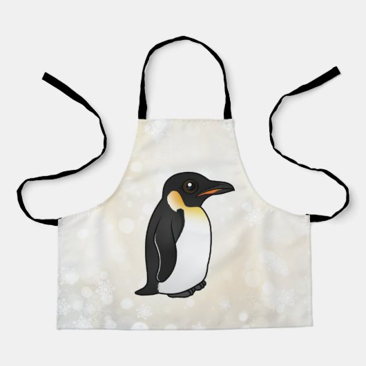 Cute Emperor Penguin Schort (Voorkant)