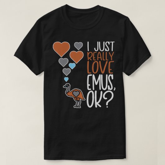 Cute Emu Lover ik hou van Emus OK Pullover (Design voorkant)