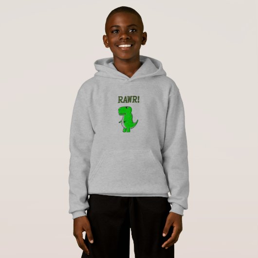 Cute en Angry T-Rex RAWR (Voorkant volledig)