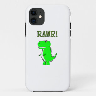 Cute en Angry T-Rex RAWR iPhone 11 Hoesje