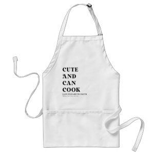 Cute en Can Cook Schort