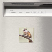 Cute en chubby chipmunk magneet (Insitu (Vaatwasser))