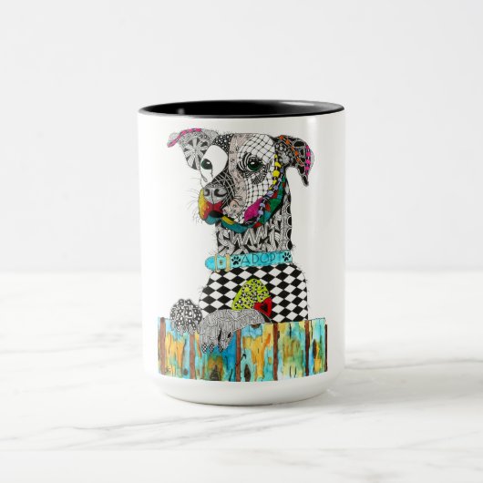 Cute en Colorful Dog Mok (Midden)