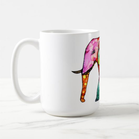 Cute en Colorful Elephant Mok (Links)