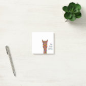 Cute en Colorful Llama Post-it® Notes (Kantoor)