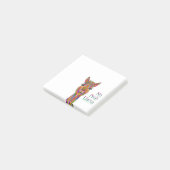 Cute en Colorful Llama Post-it® Notes (Schuin)