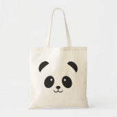 Cute en Cudly Panda Canvas tas (Voorkant)